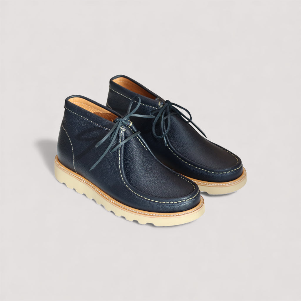 Zaragoza Navy Leather