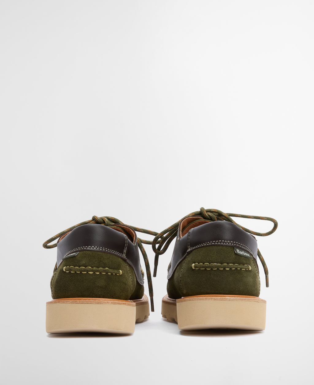 Southfield Moccasin Green Suede & Brown Leather