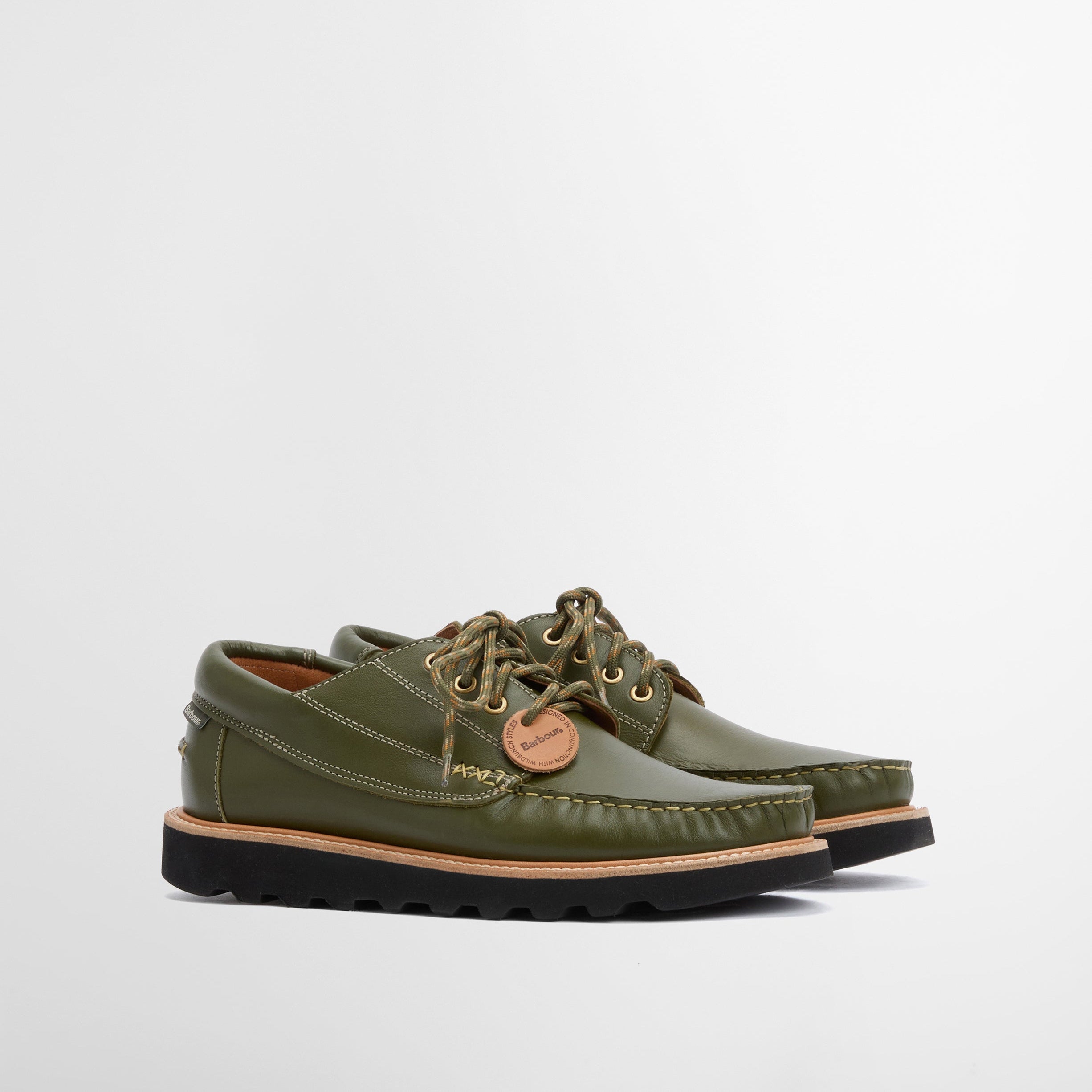 Southfield Moccasin Premium Army Green Leather