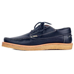 Menorca with Crepe Sole in Navy Leather