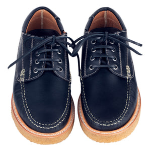 Menorca with Crepe Sole in Navy Leather