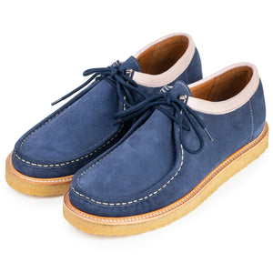 Wally Low in Navy Suede